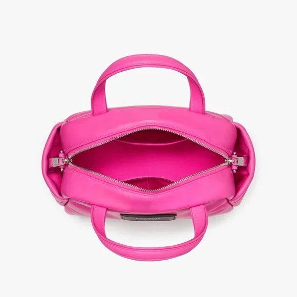 Kate Spade Puffed Satchel Crossbody In Pink Vivid Snapdragon - Picture 4 of 8
